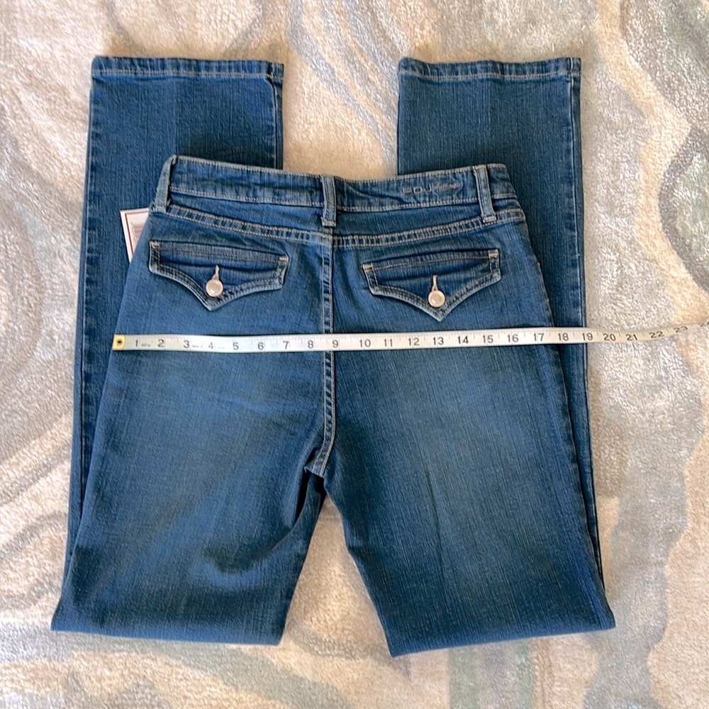 Blue Boot Cut Jeans - Picture 10 of 12